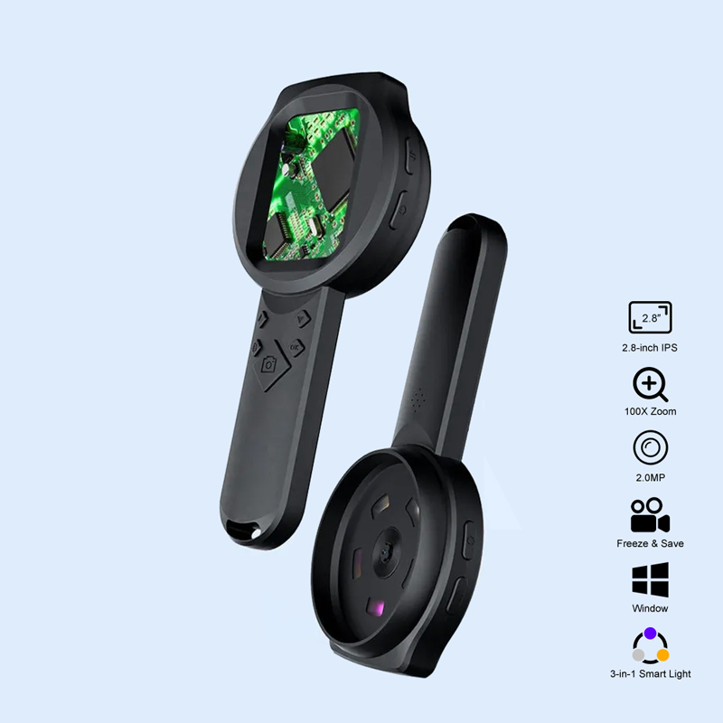 Electronics Repair Glasses - Protable Smart Magnifier Microscope 1080P 100X