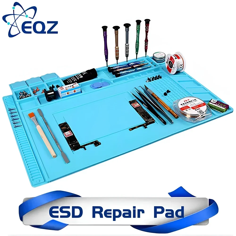 Electronics Repair Table - Magnetic Mat Silicone Repair Mat Circuit