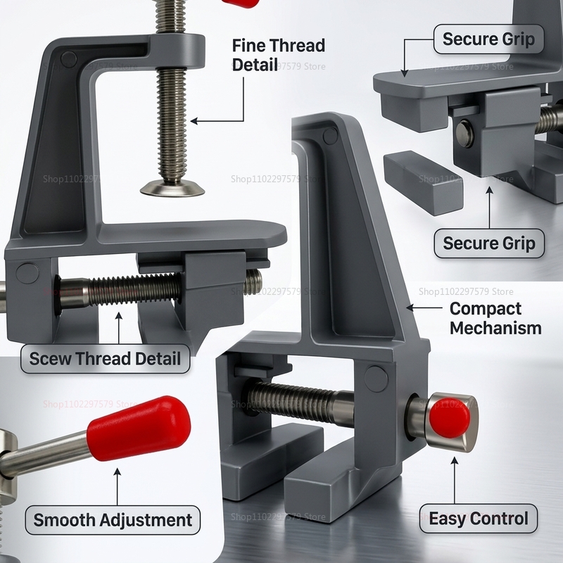 Aluminum Mini Table Bench Vice - Electronics Repair Table recension och pris