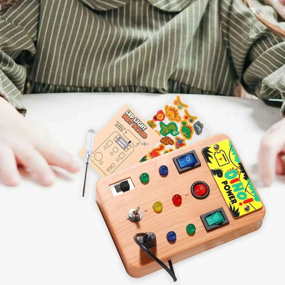 Montessori Toddler Busy Board  - Electronics Repair Workshop recension och pris