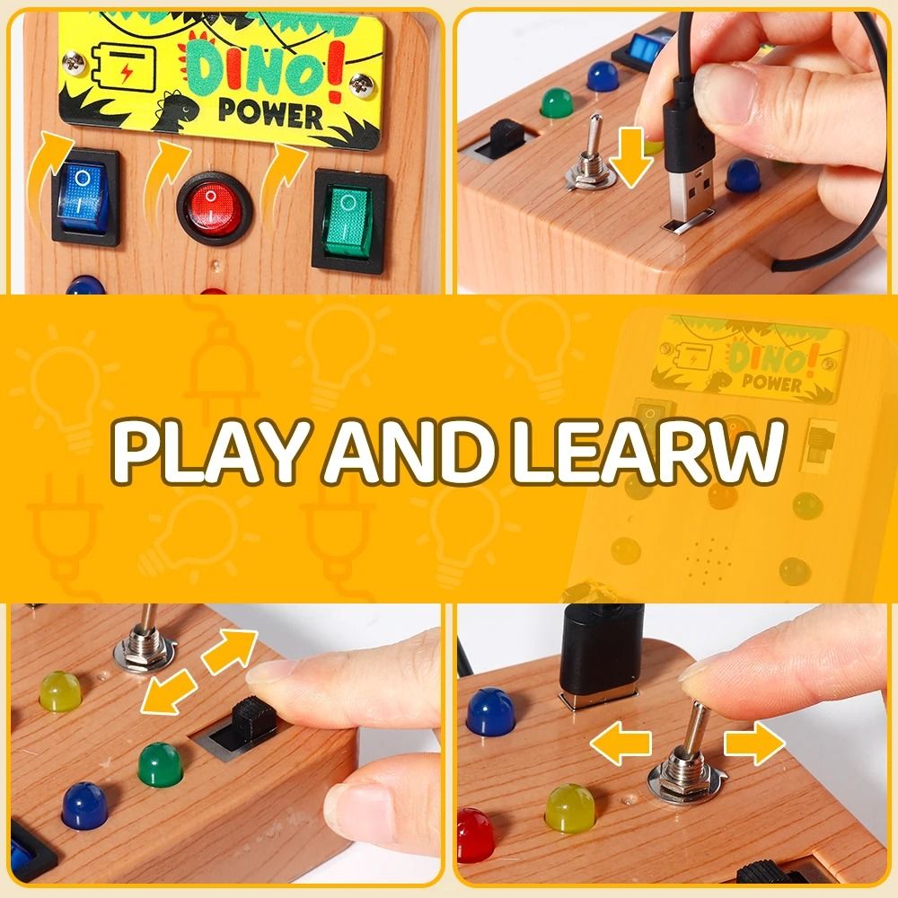 Montessori Toddler Busy Board  - Electronics Repair Workshop recension och pris
