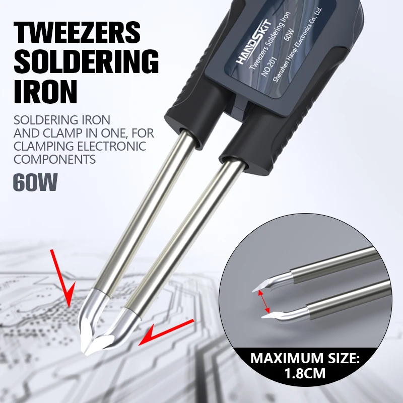 T12 Soldering Station Tweezers - Electronics Repair Workshop recension och pris
