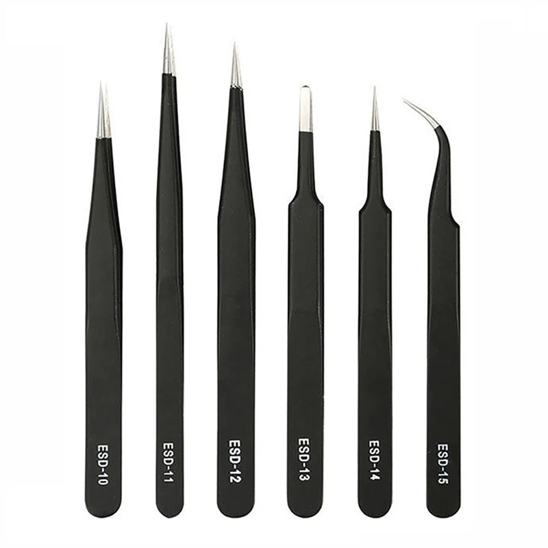 Precision Tweezers Set ESD Ant - Electronics Repair Workshop recension och pris