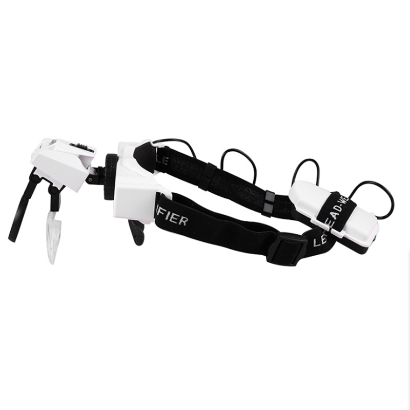 Illuminated Headband Magnifier - Electronics Repair Glasses recension och pris