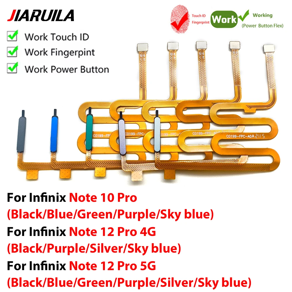 NEW For infinix Note 10 Pro /  - Fingerprint Cable Flex recension och pris