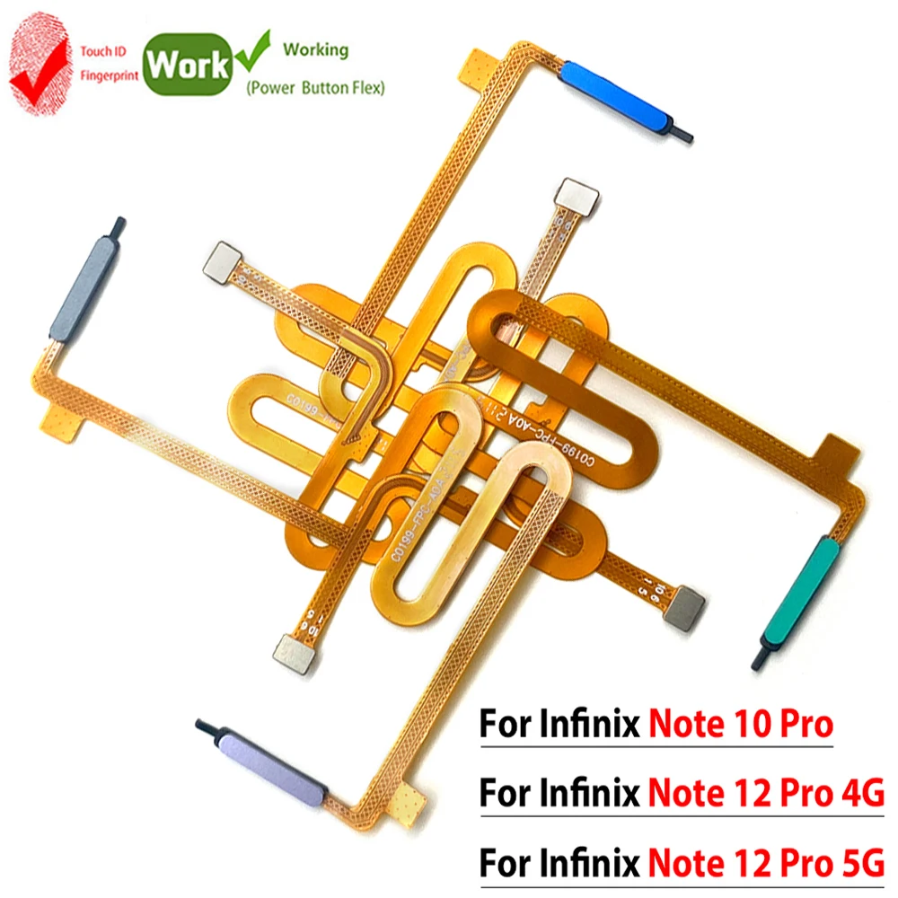 NEW For infinix Note 10 Pro /  - Fingerprint Cable Flex recension och pris