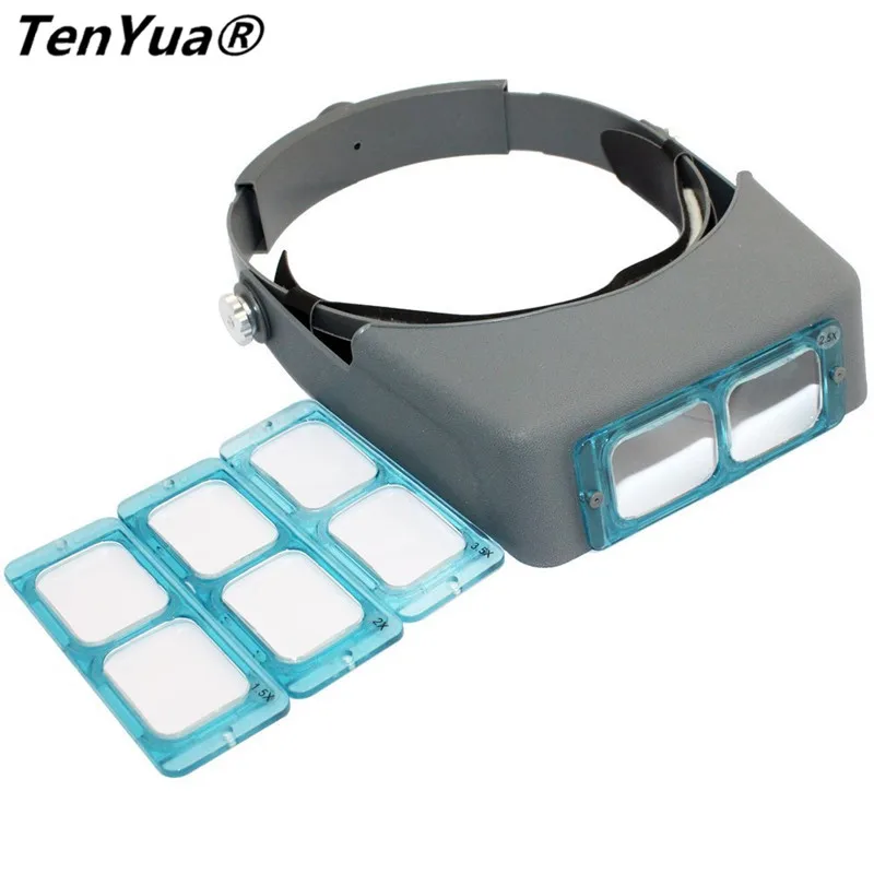TenYua 1.5x 2x 2.5x 3.5x Head  - Electronics Repair Glasses recension och pris