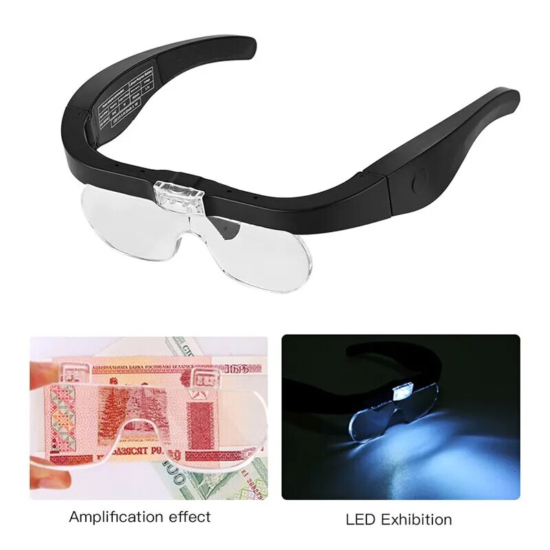 Head-mounted Magnifying Glasse - Electronics Repair Glasses recension och pris