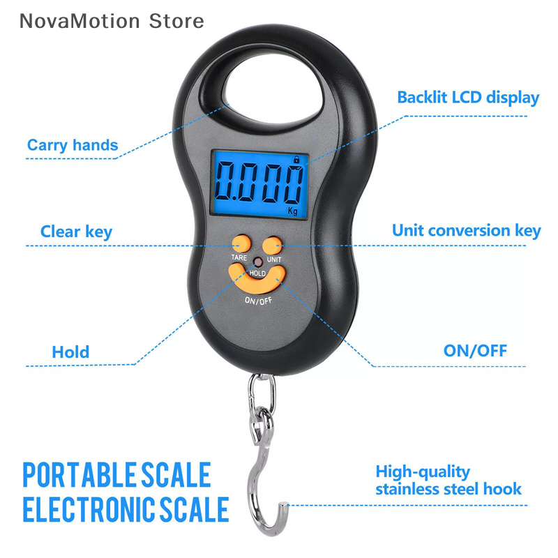 Black Electronic 50Kg 10g Hang - Electronics Repair Kitchener recension och pris