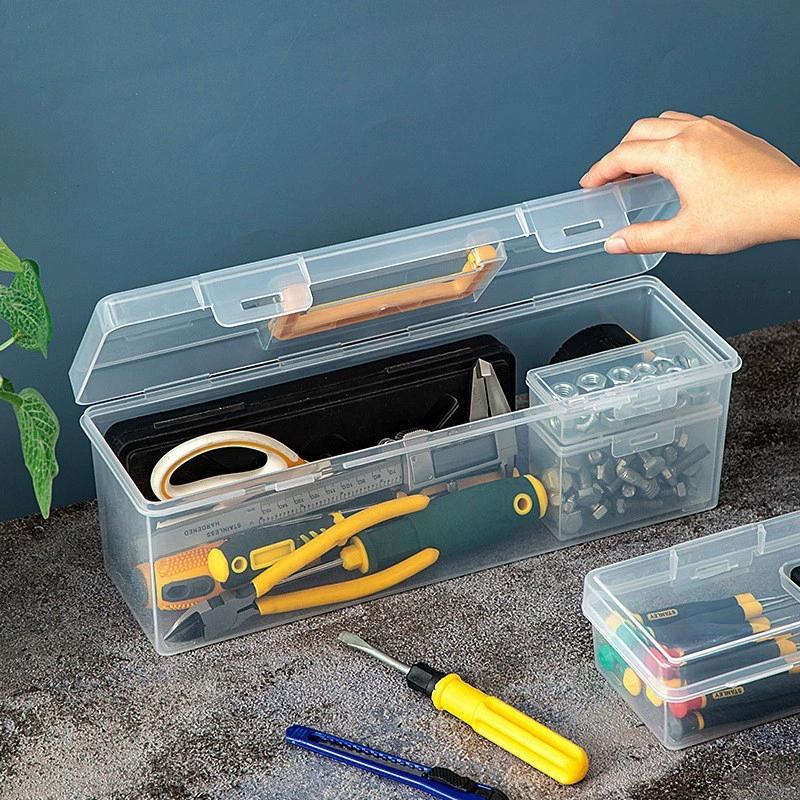 7 Piece Transparent Parts Stor - Electronics Repair Garage recension och pris