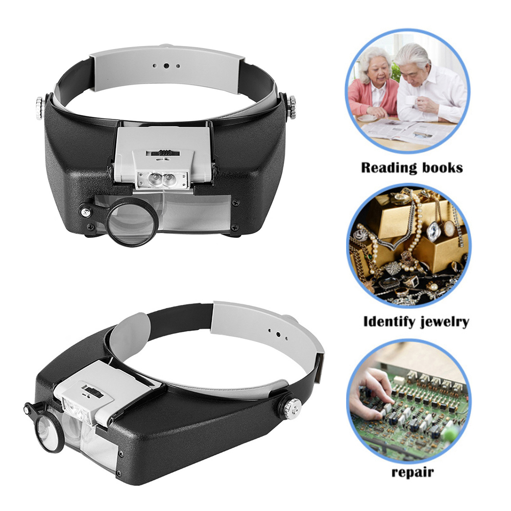 10X Headband LED Magnifying Gl - Electronics Repair Glasses recension och pris